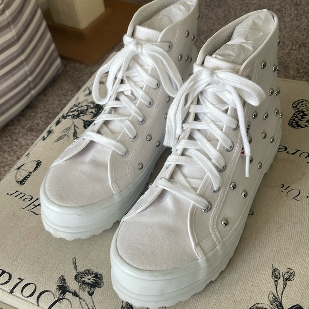SUPERGA Alpina Studded High Top Sneaker - Picture 6 of 9
